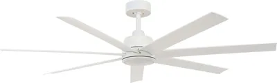 Obrázok produktu pre Energeticky úsporný stropný ventilátor s LED osvetlením a diaľkovým ovládaním Atlanta White 142 cm
