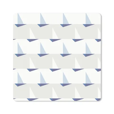 Produktbild von MuchoWow® Mauspad Mousepad Muster - Boot - Meer 20x20 cm - Mousepads - Maus Mat - Pad - Mausunterlage - Desk Mat - Bureauartikeln