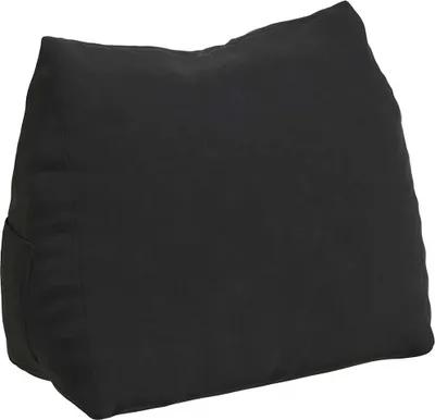 Produktbild von vidaXL Rückenkissen Schwarz 45 x 20 x 35 cm Cordstoff