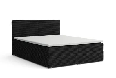Produktbild von BOXBETT LON III 200/200 in Cord Schwarz H3
