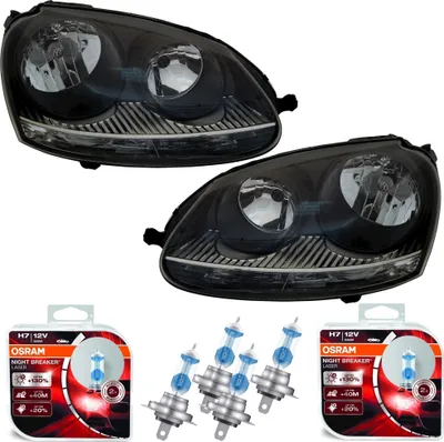 Produktbild von Scheinwerfer VW GOLF 5 03 09 GTI Xenon Look Schwarz Osram H7 Nightbreaker Laser