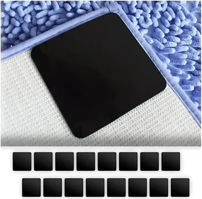 Produktbild von 16 Stš¹ck Teppichstopper AntirutschpadsšCDoppelseitige Eppich Antirutsch Pads selbstklebend,Teppich Rutschstopp fš¹r Eckenfixierung auf Fliesen, Parkett & Laminat,Wiederverwendbare Anti-Rutsch-Aufkleber