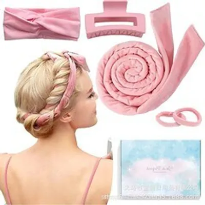 Produktbild von Lockenwickler, Neu Lockenwickler, Locken Ohne Hitze Heatless, Curls Band SoftLockenwickler ohne, SamtmaterialSchlaf LockenwicklerLocken über Nacht