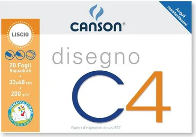 Produktbild von Canson C4 Kunstdruckpapierblock 20 Blätter