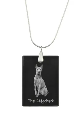 Image de Thai Ridgeback - Pendentif en cristal avec chien, collier en argent avec photo, pendentif personnalisé de la marque Art-Dog