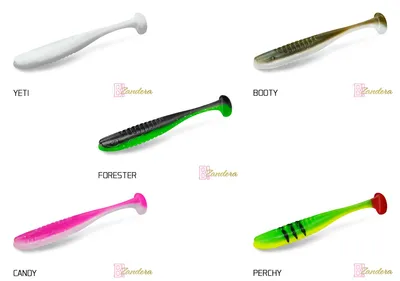 Obrázek produktu pro DELPHIN ZANDERA UV, gumové nástrahy, 15 cm, Yeti + Booty + Candy + Perchy + Forester, 101002803