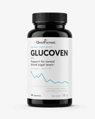 Produktbild von Glucoven – Tägliche Stoffwechsel-Wellness- & Nährstoffunterstützung – 30 Capsules