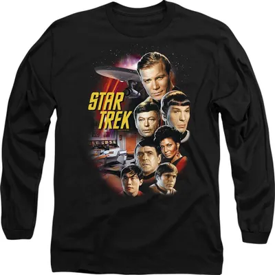 Obrázek produktu pro Star Trek - tričko "The Classic Crew" pro muže/dámy Uni TV9396 (S) (Black)