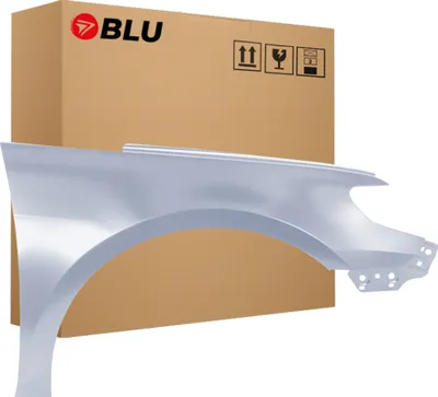 Zdjęcie produktu dla BLU Błotnik pasujący do VW Volkswagen Passat CC LC7Z Prawy Srebrny EisenGrau | 2008-2012 | Przedni Przód | Lakierowany | Gotowy do montażu | Stal
