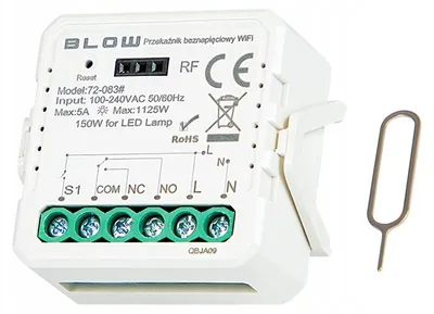 Zdjęcie produktu dla Inteligentny przekaźnik WiFi TUYA do zdalnego sterowania