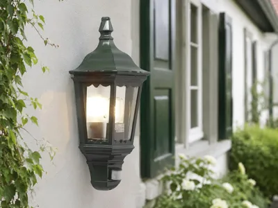 Produktbild von Konstsmide Firenze Bewegungsmelder grün lackiertes Aluminium, klares Glas 7230-600