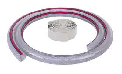 Produktbild von Scheppach PWP32 Schlauchpaket / Schlauch Set 3 Zoll | 1x Druckschlauch: 10m | 1x Ansaugschlauch: 4m | Druck- und Sauganschluss: 2" (50 mm)