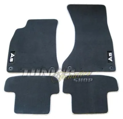 Image de 4x Tapis de sol en velours d'origine Audi PREMIUM SET pour Audi A5 8T + Sportback