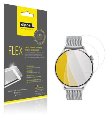 Immagine prodotto di 2x Pellicola protettiva per Doomixs MT119, rivestimento al 100%, Protezione dipos Flex
