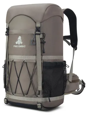 Produktbild von Rucksack, Wanderrucksack, Outdoor – 40 Liter – Wasserdicht – Khaki – Mit Regenhülle