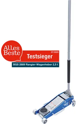 Produktbild von BGS 2889 Hydraulischer Wagenheber, 2,5t., Aluminium-Stahl-Konstruktion