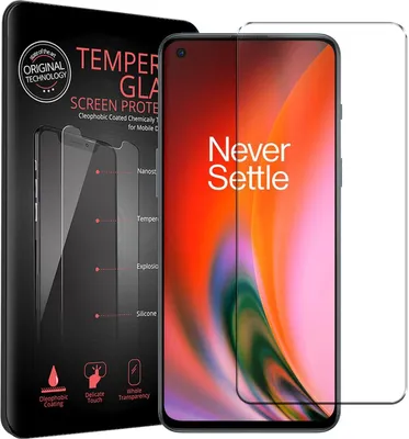 Produktbild von 2x Conie Glasfolie für OnePlus Nord 2 5G Displayschutz Folie Panzer Glas Premium Schutzfolie Set Blasenfrei