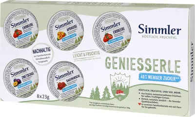 Produktbild von Simmler Genießerle Leicht&Fruchtig 8x23g