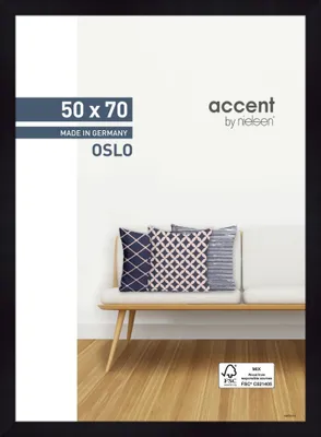 Obrázok produktu pre Drevený rám Nielsen Accent Oslo 50x70 cm čierny