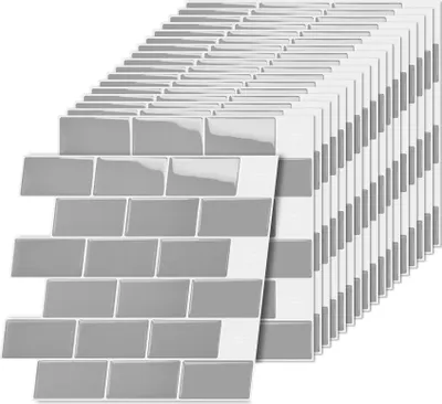 Immagine prodotto di Piastrelle autoadesive 3D da parete, 30x30 cm, Metro Design