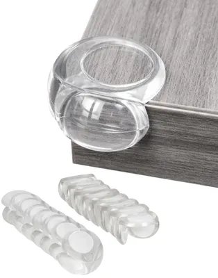 Productafbeelding van Nuvance Hoekbeschermers Baby - 16 stuks - Hoekbeschermer voor Tafel - Hoekbescherming - Stootrand voor Kinderen - Transparant