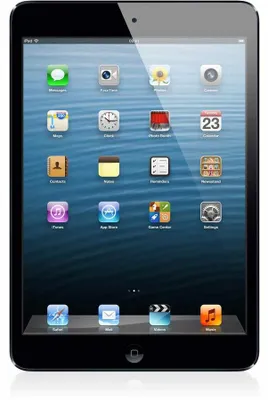 Produktbild von Apple iPad miniMD542FD/A 20,1 cm (7,9 Zoll) (IPS-Technologie (In-Plane-Switching)) 64 GB Tablet-PC - Apple A5 Prozessor - Schwarz, Schiefer - iOS 6 - Multi-Touch 1024 x 768 Display - Bluetooth - LED Hintergrundbeleuchtung - Slate