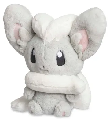 Produktbild von Pokémon Center Chillabell (Cinccino) Kuschelige Freunde Plüsch – 35 cm