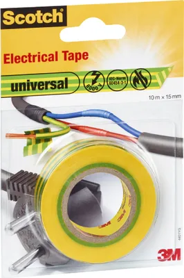 Image de Scotch Isolierband universal, 15 mm x 10 m, gelb / grn