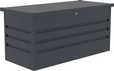 Produktbild von Gartenbox G21 Denver 400 L, anthrazitfarbenes Metall