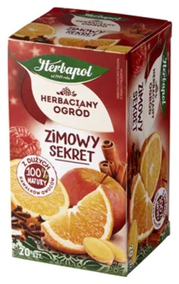 Image de Herbapol Wintertee 20 sachets de thé - Mélange de thés d'hiver aux herbes et aux épices
