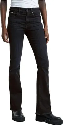 Produktbild von G-star 3301 Flare Fit Jeans Schwarz 30 / 28 Damen Schwarz 30