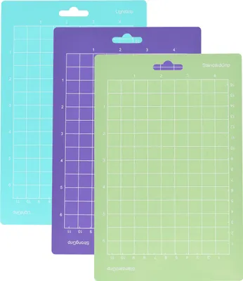 Obrázok produktu pre 6,5 * 4,5 palca * 3 rezacie podložky samolepiace, protišmykové, mriežkované rezacie podložky, kompatibilné s rezacím strojom Silhouette Cameo Cricut Explore Plotter Machine