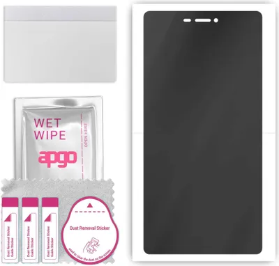 Produktbild von apgo Hydrogel Blickschutzfolie, Matt, kompatibel mit Huawei P8, Privacy Displayschutzfolie, Schutzfolie mit Positionierhilfe, Anti-Spy, kratzfest, einfache Montage