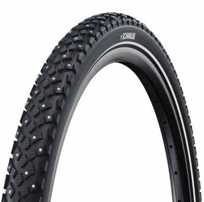Image de Schwalbe Marathon Plus Spike 55-406, pneu à fil - adhérence maximale en hiver et...