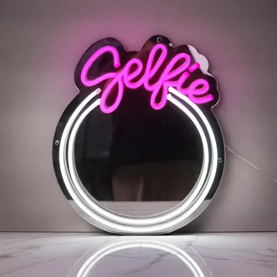 Produktbild von Spiegel Led Neon Licht Cm30X35 Selfie