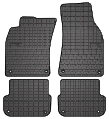 Obrázok produktu pre Gumové autorohože na mieru pre: Audi A6 C6 FL (2006-2011, sedan, kombi, avant) černé, sada 4 ks, s úchyty