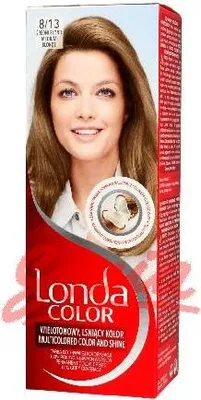 A box of Londa hair dye with a picture of a woman on the front.