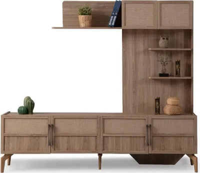 Obrázek produktu pro Moderní TV stolek do obývacího pokoje Stylová béžová barva Dokonalá novinka
