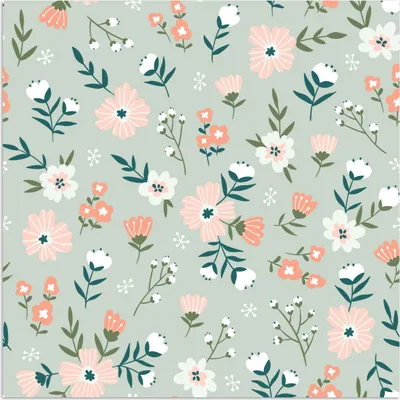 Produktbild von MuchoWow® Poster Blumen - Farben - Pastell 75x75 cm - Wand Dekoration