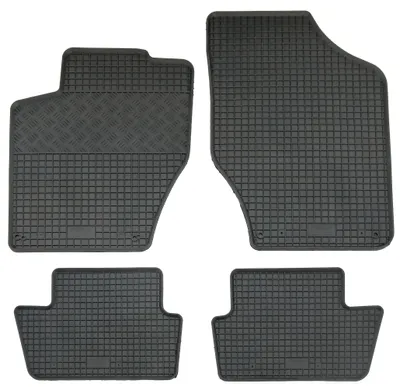 Rigum Gummi Fußmatten Set für Citroen C4 II, Mod. Bj. 2011-, 4-teilig, schwarz