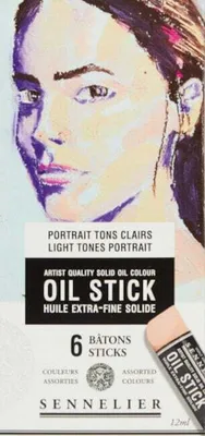 Zdjęcie produktu dla Sennelier 62.1701 Zestaw pasteli olejnych Light Tones Portrait 6 szt.