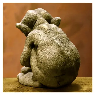 Produktbild von Gartenskulptur, Wasserspeier, Statue, gotischer Gargoyle, Outdoor-Dekoration (14 x 10 cm)