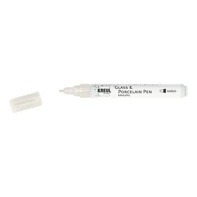 Obrázok produktu pre KREUL 16418, Stredná, Bavlna pearl, Biela, 2 mm, 4 mm, atrament s vodným základom, Nemecko
