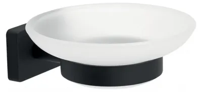 Image de Distributeur de savon Ferro GRETA noir mat