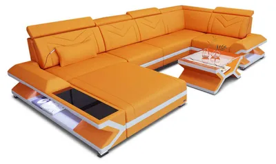 Produktbild von Stoff Wohnlandschaft Napoli U-Form