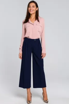 Produktbild von Stylove Damen-Culottes Blanchessant S139 navy blau L