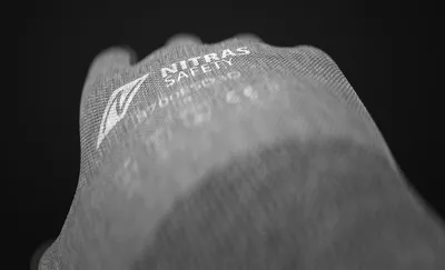 Produktbild von Nitras Safety Nitras flexibler Arbeitshandschuh 8700esd3d . Handschuh grau Größe 10 Nitras