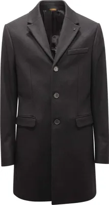 Zdjęcie produktu dla 4343AP cappotto uomo PATRIZIA PEPE mężczyzna wełniany płaszcz czarny