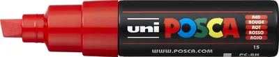 Produktbild von Uni-Ball uni POSCA PC-8K, Schwarz, Rot