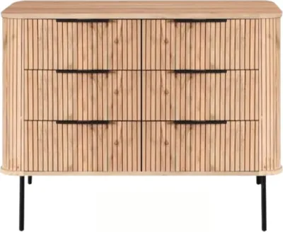 Produktbild von BRONX ROUND Kommode mit 6 Schubladen